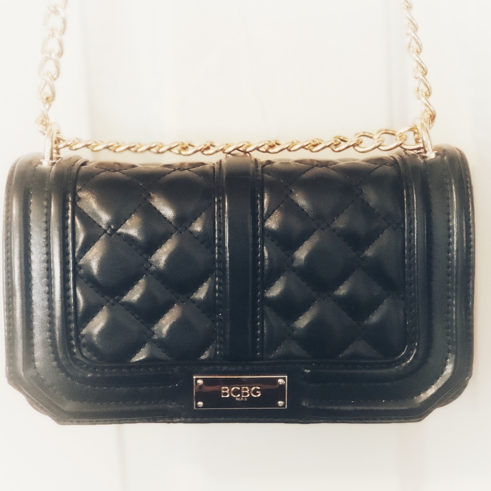 BCBG cross body bag. Black
